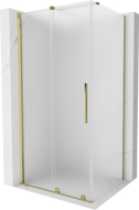 Mexen Velar kabina prysznicowa rozsuwana 90 x 100 cm, szron, złota - 871-090-100-31-50