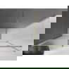 Mexen Velar kabina prysznicowa rozsuwana 140 x 70 cm, szron, złota - 871-140-070-31-50