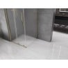Mexen Velar kabina prysznicowa rozsuwana 120 x 120 cm, szron, złota - 871-120-120-31-50