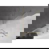Mexen Velar kabina prysznicowa rozsuwana 130 x 80 cm, szron, złota - 871-130-080-31-50