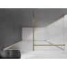 Mexen Velar kabina prysznicowa rozsuwana 160 x 70 cm, szron, złota - 871-160-070-31-50