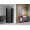 Mexen Rio kabina prysznicowa kwadratowa 70 x 70 cm, grafit, chrom - 860-070-070-01-40