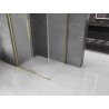 Mexen Velar kabina prysznicowa rozsuwana 100 x 85 cm, szron, złota szczotkowana - 871-100-085-31-55