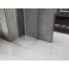 Mexen Velar kabina prysznicowa rozsuwana 120 x 120 cm, szron, złota szczotkowana - 871-120-120-31-55