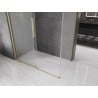 Mexen Velar kabina prysznicowa rozsuwana 140 x 85 cm, szron, złota szczotkowana - 871-140-085-31-55