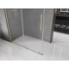 Mexen Velar kabina prysznicowa rozsuwana 140 x 85 cm, szron, złota szczotkowana - 871-140-085-31-55