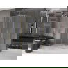 Mexen Velar kabina prysznicowa rozsuwana 130 x 100 cm, szron, złota szczotkowana - 871-130-100-31-55