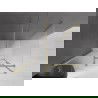Mexen Velar kabina prysznicowa rozsuwana 140 x 90 cm, szron, złota szczotkowana - 871-140-090-31-55