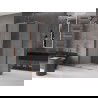 Mexen Velar kabina prysznicowa rozsuwana 100 x 120 cm, szron, różowe złoto - 871-100-120-31-60