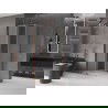 Mexen Velar kabina prysznicowa rozsuwana 120 x 120 cm, szron, różowe złoto - 871-120-120-31-60