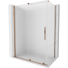 Mexen Velar kabina prysznicowa rozsuwana 150 x 85 cm, szron, różowe złoto - 871-150-085-31-60