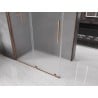 Mexen Velar kabina prysznicowa rozsuwana 140 x 75 cm, szron, różowe złoto - 871-140-075-31-60