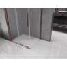 Mexen Velar kabina prysznicowa rozsuwana 130 x 80 cm, szron, różowe złoto - 871-130-080-31-60