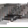 Mexen Velar kabina prysznicowa rozsuwana 160 x 100 cm, szron, różowe złoto - 871-160-100-31-60