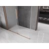 Mexen Velar kabina prysznicowa rozsuwana 130 x 70 cm, szron, miedź szczotkowana - 871-130-070-31-65