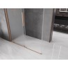 Mexen Velar kabina prysznicowa rozsuwana 150 x 75 cm, szron, miedź szczotkowana - 871-150-075-31-65