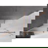 Mexen Velar kabina prysznicowa rozsuwana 150 x 80 cm, szron, miedź szczotkowana - 871-150-080-31-65