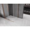 Mexen Velar kabina prysznicowa rozsuwana 130 x 85 cm, szron, miedź szczotkowana - 871-130-085-31-65