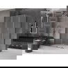 Mexen Velar kabina prysznicowa rozsuwana 100 x 85 cm, szron, gun gray szczotkowany - 871-100-085-31-66