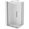 Mexen Velar kabina prysznicowa rozsuwana 120 x 80 cm, szron, gun gray szczotkowany - 871-120-080-31-66