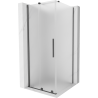 Mexen Velar kabina prysznicowa rozsuwana 90 x 90 cm, szron, gun gray szczotkowany - 871-090-090-31-66