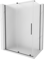 Mexen Velar kabina prysznicowa rozsuwana 130 x 70 cm, szron, gun gray szczotkowany - 871-130-070-31-66
