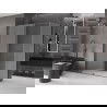 Mexen Velar kabina prysznicowa rozsuwana 140 x 75 cm, szron, gun gray szczotkowany - 871-140-075-31-66