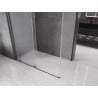 Mexen Velar kabina prysznicowa rozsuwana 150 x 80 cm, szron, gun gray szczotkowany - 871-150-080-31-66