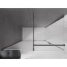 Mexen Velar kabina prysznicowa rozsuwana 140 x 85 cm, szron, gun gray szczotkowany - 871-140-085-31-66