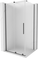 Mexen Velar kabina prysznicowa rozsuwana 130 x 85 cm, szron, gun gray szczotkowany - 871-130-085-31-66