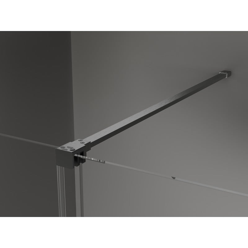 Mexen Velar kabina prysznicowa rozsuwana 160 x 85 cm, szron, gun gray szczotkowany - 871-160-085-31-66