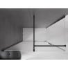 Mexen Velar kabina prysznicowa rozsuwana 160 x 100 cm, szron, czarna - 871-160-100-31-70