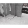 Mexen Velar Duo kabina prysznicowa rozsuwana 80 x 80 cm, szron, chrom - 871-080-080-32-01