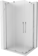 Mexen Velar Duo kabina prysznicowa rozsuwana 90 x 80 cm, szron, chrom - 871-090-080-32-01