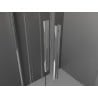 Mexen Velar Duo kabina prysznicowa rozsuwana 80 x 80 cm, szron, chrom - 871-080-080-32-01