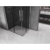 Mexen Velar Duo kabina prysznicowa rozsuwana 90 x 80 cm, grafit, chrom - 871-090-080-42-01