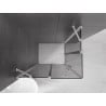 Mexen Velar Duo kabina prysznicowa rozsuwana 90 x 80 cm, grafit, chrom - 871-090-080-42-01