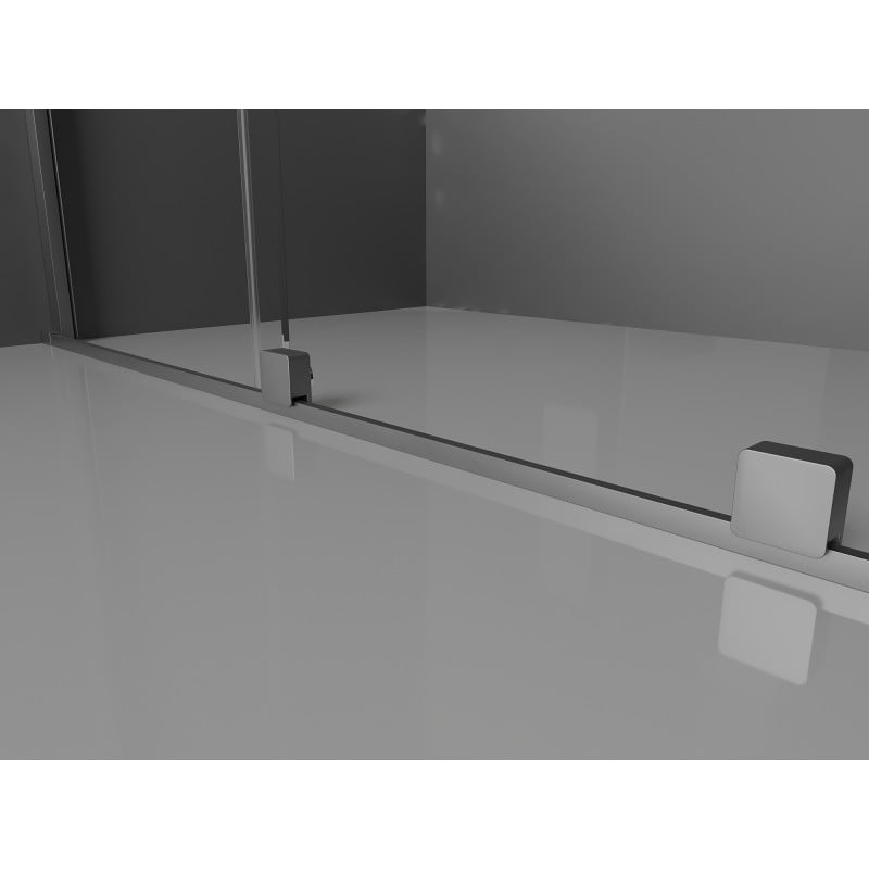 Mexen Velar kabina prysznicowa rozsuwana 90 x 100 cm, szron, gun metal - 871-090-100-31-95