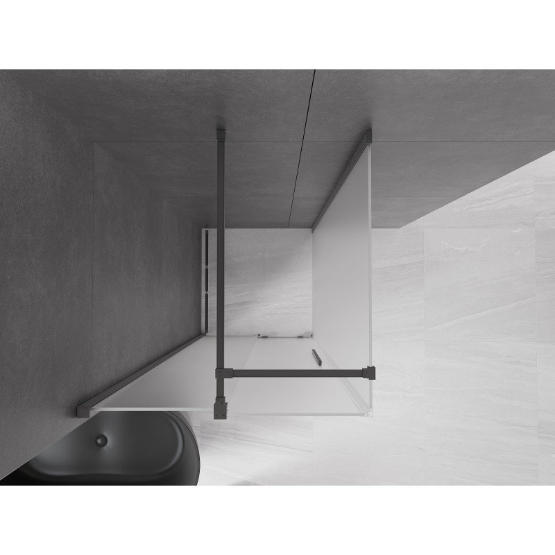 Mexen Velar kabina prysznicowa rozsuwana 100 x 100 cm, szron, gun metal - 871-100-100-31-95