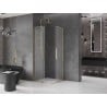 Mexen Velar Duo kabina prysznicowa rozsuwana 90 x 90 cm, szron, złota - 871-090-090-32-50