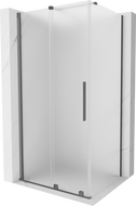 Mexen Velar kabina prysznicowa rozsuwana 120 x 70 cm, szron, gun metal - 871-120-070-31-95