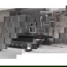 Mexen Velar kabina prysznicowa rozsuwana 140 x 100 cm, szron, gun metal - 871-140-100-31-95