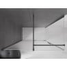 Mexen Velar kabina prysznicowa rozsuwana 140 x 70 cm, szron, gun metal - 871-140-070-31-95