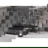 Mexen Velar kabina prysznicowa rozsuwana 140 x 100 cm, szron, gun metal - 871-140-100-31-95