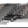 Mexen Velar kabina prysznicowa rozsuwana 160 x 70 cm, szron, gun metal - 871-160-070-31-95
