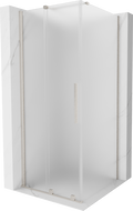 Mexen Velar kabina prysznicowa rozsuwana 100 x 100 cm, szron, nikiel szczotkowany - 871-100-100-31-97