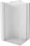 Mexen Velar kabina prysznicowa rozsuwana 130 x 90 cm, szron, nikiel szczotkowany - 871-130-090-31-97