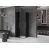 Mexen Velar Duo kabina prysznicowa rozsuwana 80 x 80 cm, grafit, gun gray szczotkowany - 871-080-080-42-66