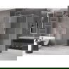Mexen Velar kabina prysznicowa rozsuwana 140 x 70 cm, szron, nikiel szczotkowany - 871-140-070-31-97