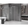 Mexen Velar kabina prysznicowa rozsuwana 140 x 90 cm, szron, nikiel szczotkowany - 871-140-090-31-97